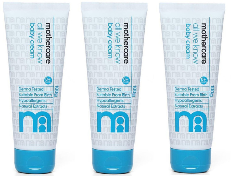 Mothercare ALL WE KNOW BABY CREAM 100G EACH (PACK-3)(300 g)