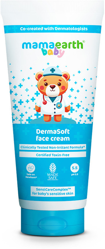 Mamaearth Baby DermaSoft Face Cream with SensiCareComplex for Baby's Skin(80 g)