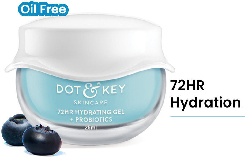 Dot & Key 72hrs Hydrating Gel Moisturizer + Probiotics Face Moisturizer for dry skin(25 ml)