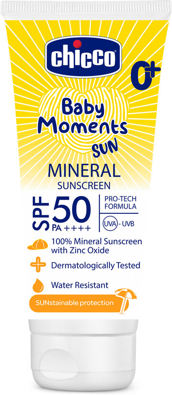Chicco Baby Moments Mineral Sun Cream SPF 50(75 g)