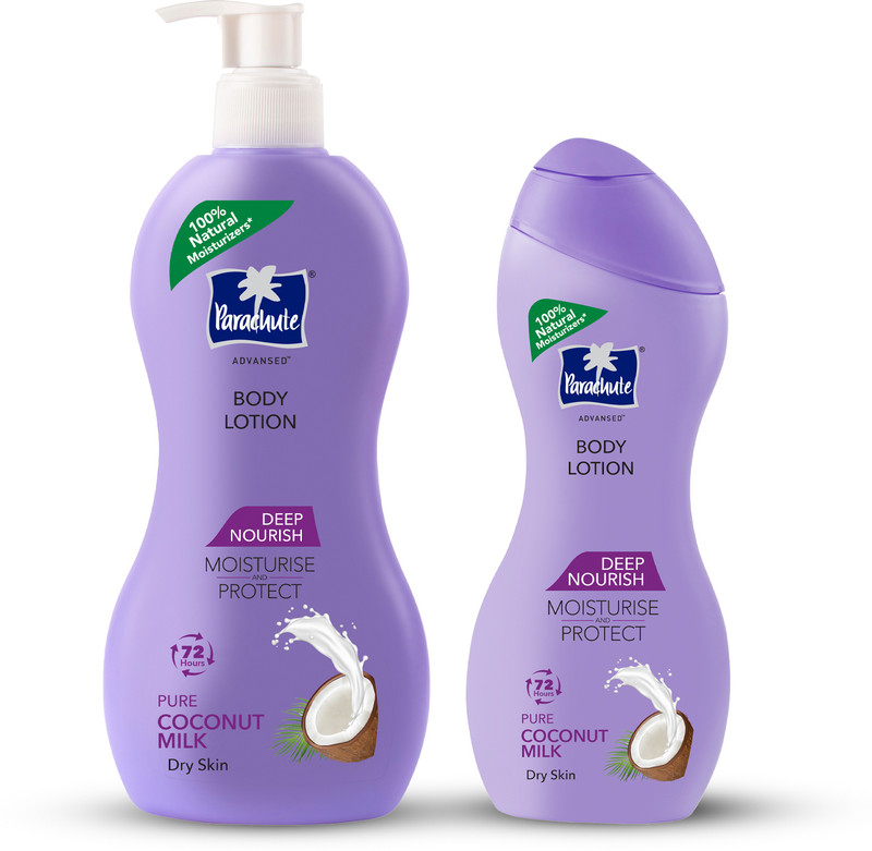 Parachute Advansed Deep Nourish Body Lotion for Women & Men, 100% Natural, 72h Moisturisation