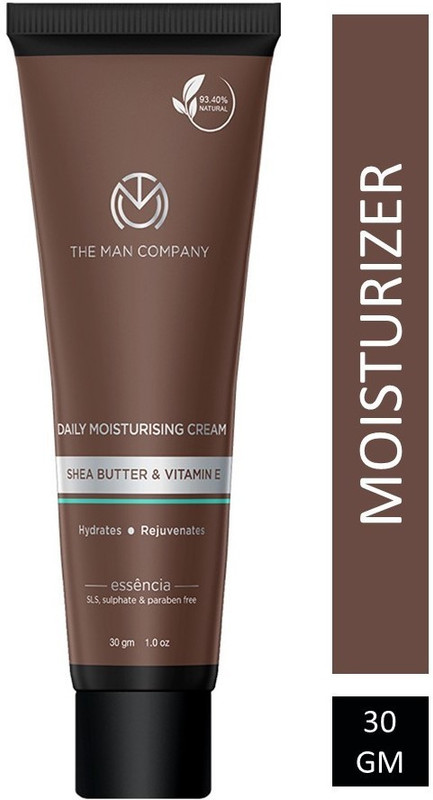 THE MAN COMPANY Daily Moisturizing Cream for Men with Shea Butter & Vitamin E for Dryness & Glow (30 g)