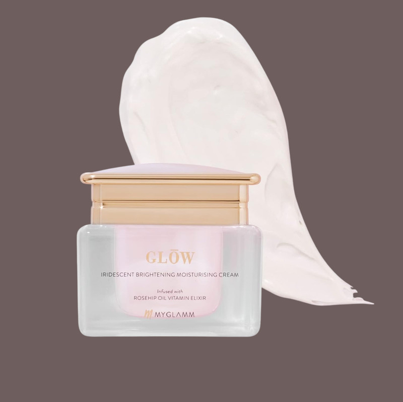 MyGlamm GLOW Iridescent Brightening Moisturising Cream, 30 ml | With Rosehip Oil(30 ml)