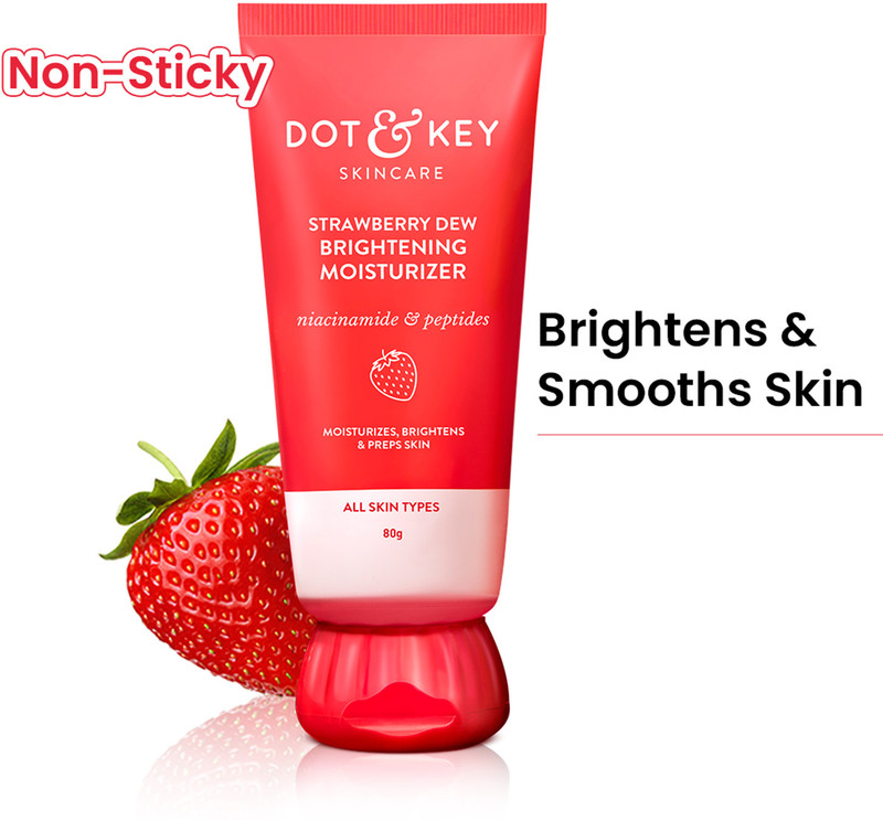 Dot & Key Strawberry Dew DO-IT-ALL,perfect make-up base,overnight mask for All Skin types(80 g)