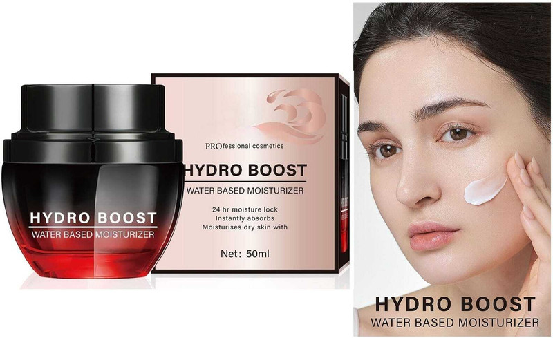 LOVE HUDA Water Based Face Daily Glow Moisturizer Cream For Men Women Kids Oily Dry Skin(50 ml)