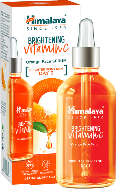 HIMALAYA Brightening Vitamin C Orange Face Serum | 10X Niacinamide, 5X Vitamin C & Orange(30 ml)
