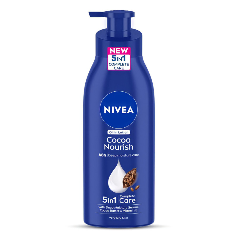 NIVEA Cocoa Nourish Body Lotion for Very Dry Skin with Cocoa Butter & Vitamin E For (400 ml)