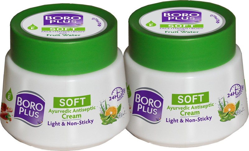 BOROPLUS Soft Ayurvedic Antiseptic Cream 100ml- Pack of 2  (200 ml)