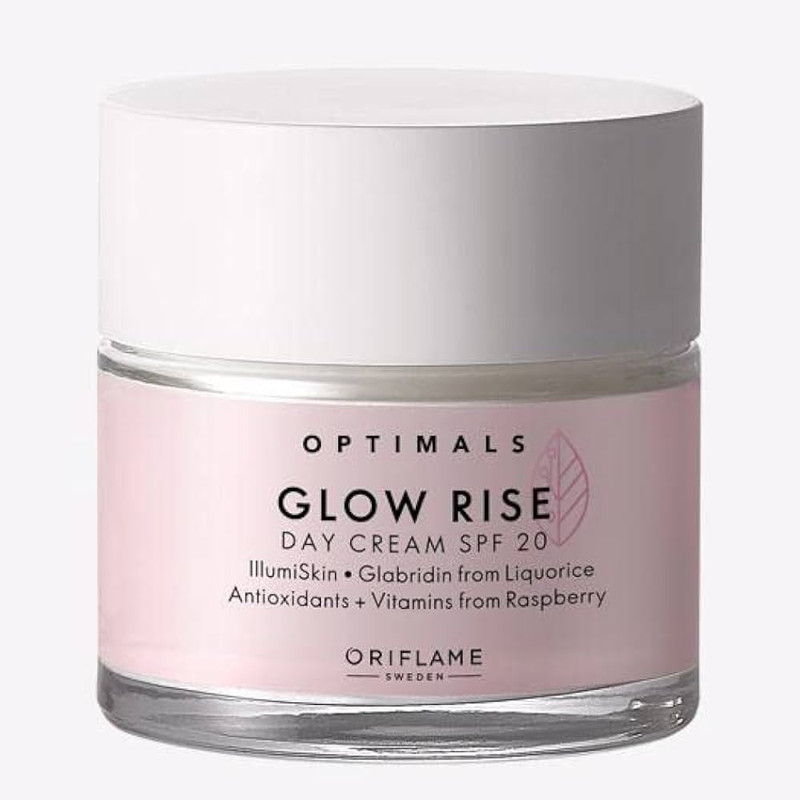 Oriflame Optimal glow rise day cream 50ml, night cream 50ml , set of 2(100 ml)