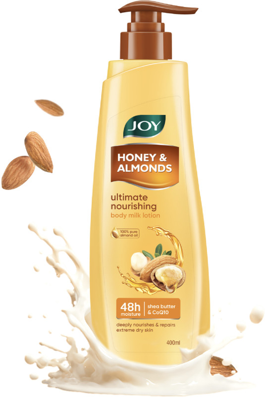 Joy Honey & Almonds Ultimate Nourishing Body Milk Lotion For Dry Skin(400 ml)