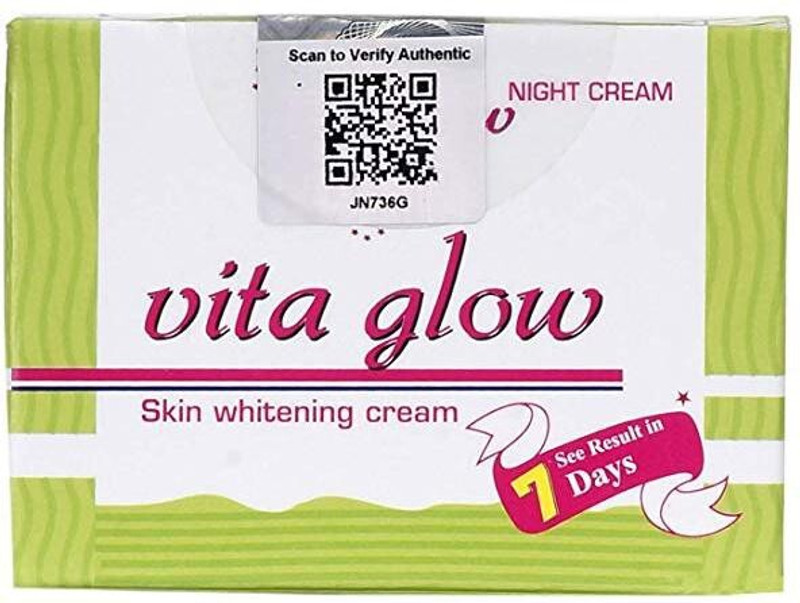 vita glow NATURAL Skin Whitening And Fairness Night Cream 30 gmBYHB(30 g)