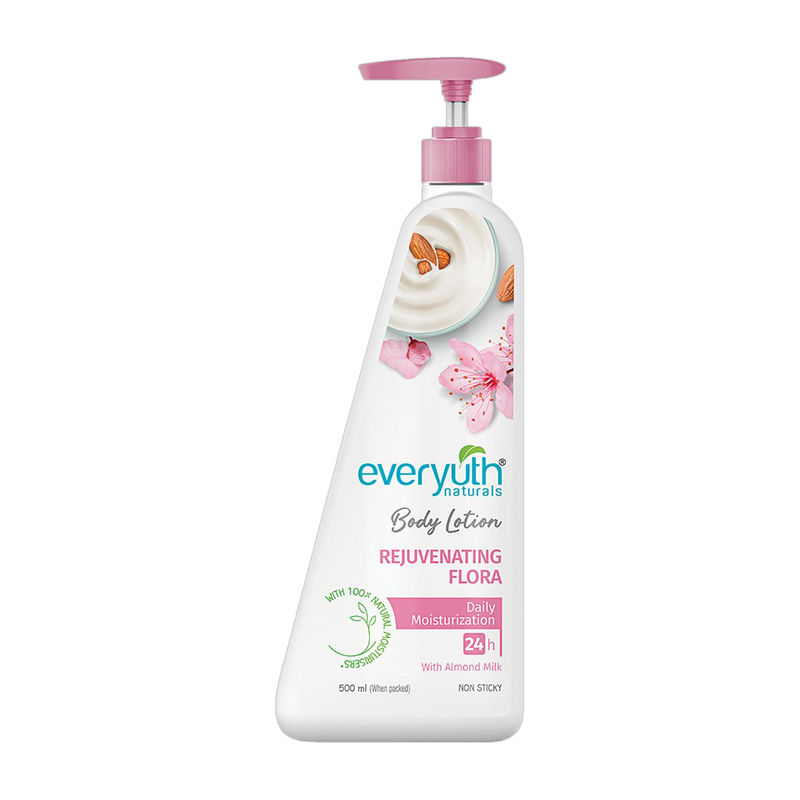 Everyuth Naturals Rejuvenating Flora Body Lotion For Deep Hydrating Skin Nourishment.(500 ml)