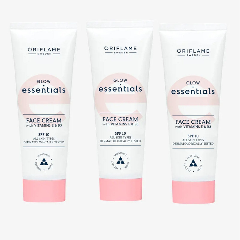 Oriflame Sweden Essentials Glow Essentials Face Cream with Vitamins E & B3 SPF 10(150 ml)