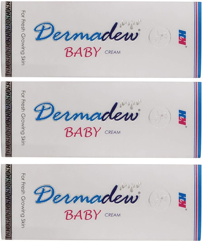 H&H Dermadew Baby Cream - 80 gm, Pack Of 3(80 g)