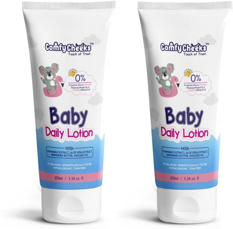 Comfy Cheeks Baby Daily Lotion Helps Protect & Moisturize Dry Skin with Avocado(200 ml)