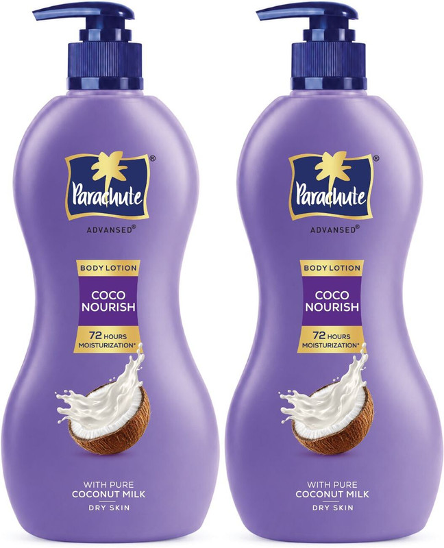 Parachute Advansed Coco Nourish Body Lotion, With Pure Coconut Milk, 100% Natural, Dry Skin(800 ml)