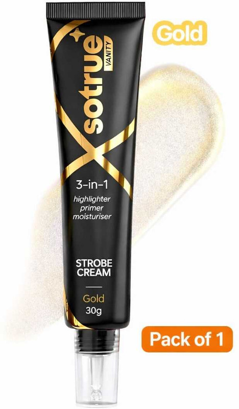 GROOVS Skin Glow Enhancer Strobe Cream Gold(30 ml)