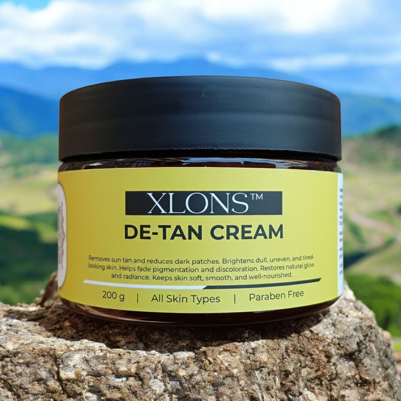 XLONS De-Tan Cream for Face & Body | Removes Sun Tan & Dark Patches(200 g)