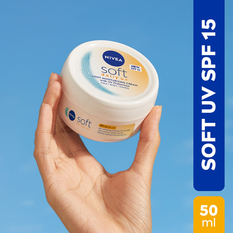 NIVEA Soft Daily UV Light Moisturizer Cream