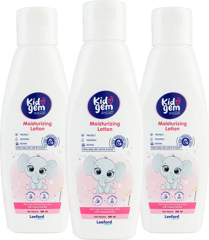 Kidogem Moisturizing Lotion for Babies | Chemical Free, Nourishing and Hydrating(300 ml)
