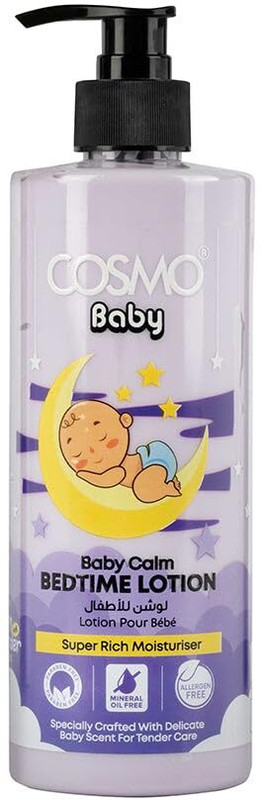 COSMO Bath & Body Care Baby Calm Bedtime Body Lotion Non Greasy, Non Sticky(500 ml)