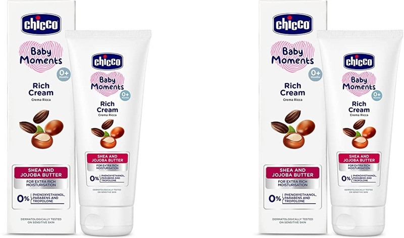 Chicco BABY MOMENTS RICH CREAM (100 GM) PACK OF 2(100 g)