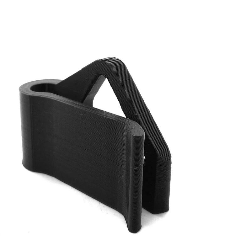 CERO ® 3D Printed Money Cash Clip with Coin, (PLA Plastic) Plastic Money Clip(BLACK)