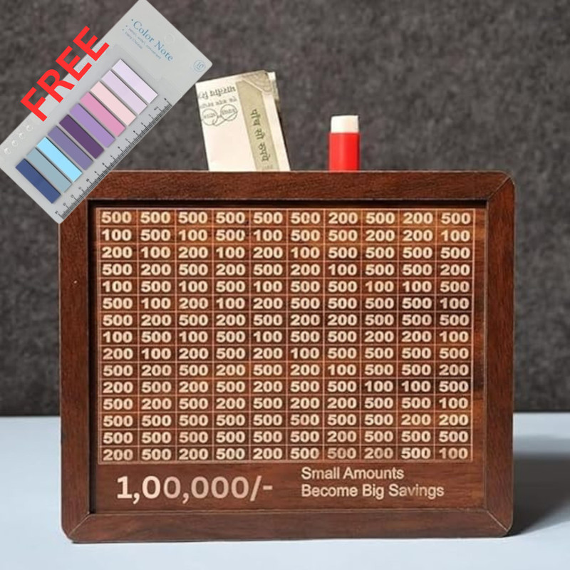 niv PIGGY BOX 01 Wooden Money Clip(multi)