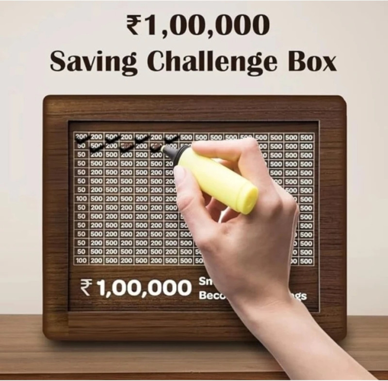 ZOJED MONEY BOX Wooden Money Clip(BROWN)