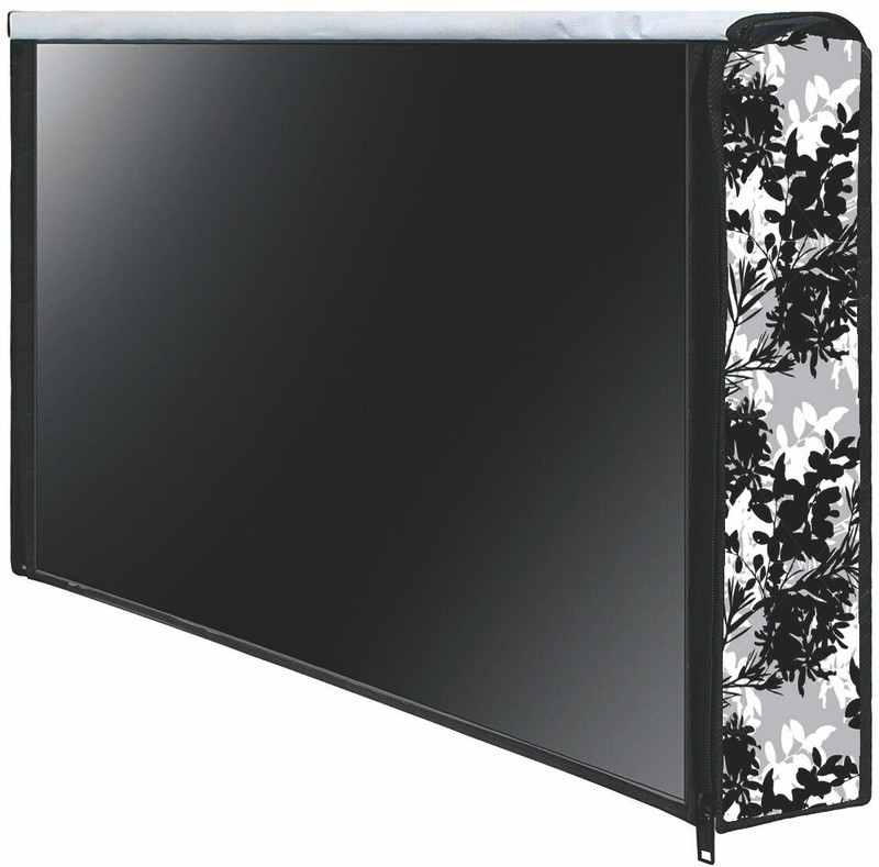 Wacky for 32 inch LED Cover 32 Inch LED TV  - LED_32-BL-Wht-Leaf(Black)