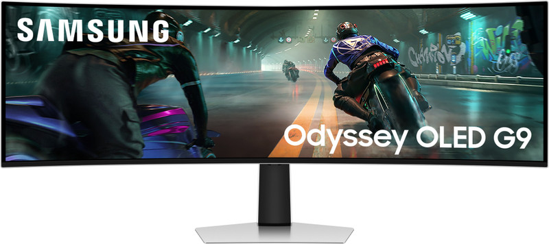 Samsung Odyssey OLED G9 124.46 cm (49 inch) Curved DQHD OLED Panel Gaming Monitor (49" Odyssey OLED G9 Curved Gaming Monitor, Dual QHD 5120 x 1440,144Hz,0.03ms)(Response Time: 0.03 ms, 144 Hz Refresh Rate)