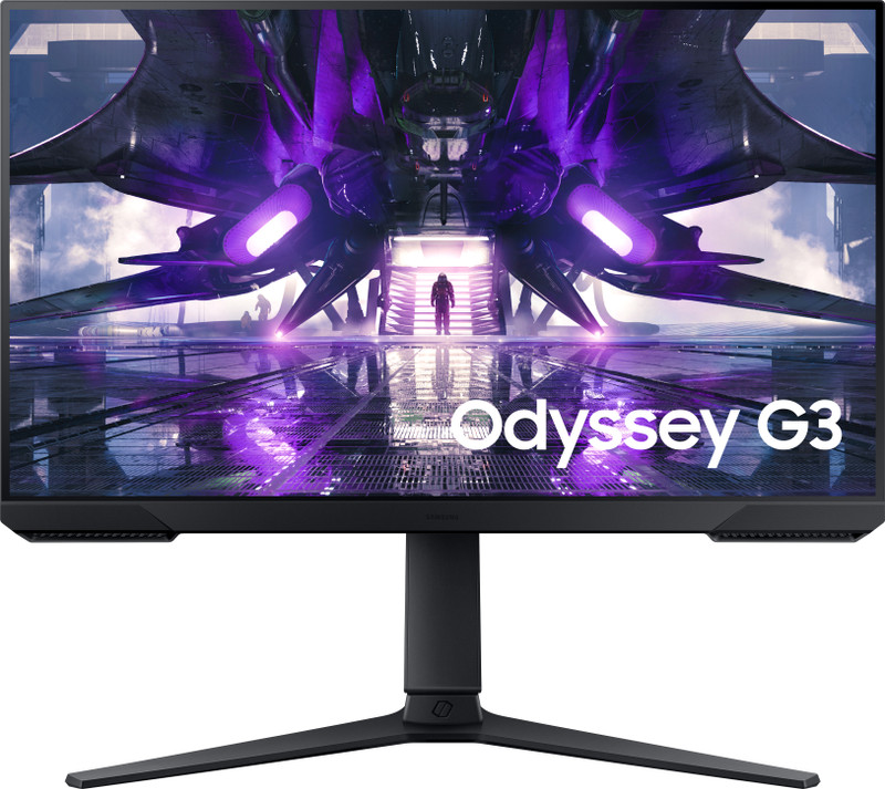 Samsung S4 60.96 cm (24 inch) Full HD IPS Panel with Eye Saver Mode, Flicker Free, Height Adjustable Stand, Borderless Display Monitor (LS24C430GAWXXL)(AMD Free Sync, Response Time: 4 ms, 100 Hz Refresh Rate)