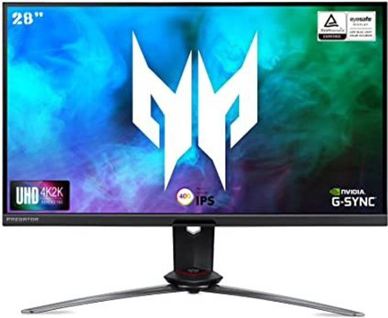 acer PREDATOR 28 inch UHD LED Backlit IPS Panel Gaming Monitor (Predator XB283K KV IPS UHD 3840 x 2160 Agile-Splendor Gaming Monitor) (AMD Free…