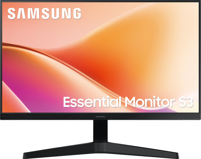 Samsung Essential Monitor S3 60.96 cm (24 inch) Full HD LED Backlit VA Panel Monitor (LS24F330EAWXXL)(Response Time: 5 ms, 100 Hz Refresh Rate)