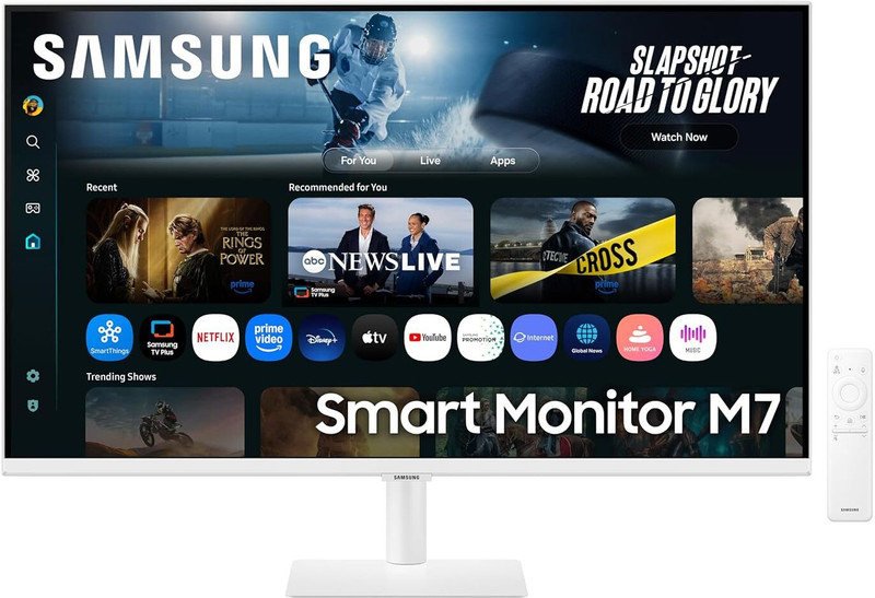 Samsung 81.28 cm (32 inch) 4K Ultra HD IPS Panel Gaming Monitor (LS32DG500EWXXL)(Response Time: 1 ms, 180 Hz Refresh Rate)