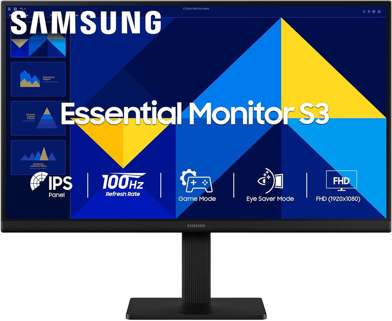 rionix 55.88 cm (22 inch) HD IPS Panel Gaming Monitor (ELITE FLAT)(Response Time: 5 ms, 100 Hz Refresh Rate)
