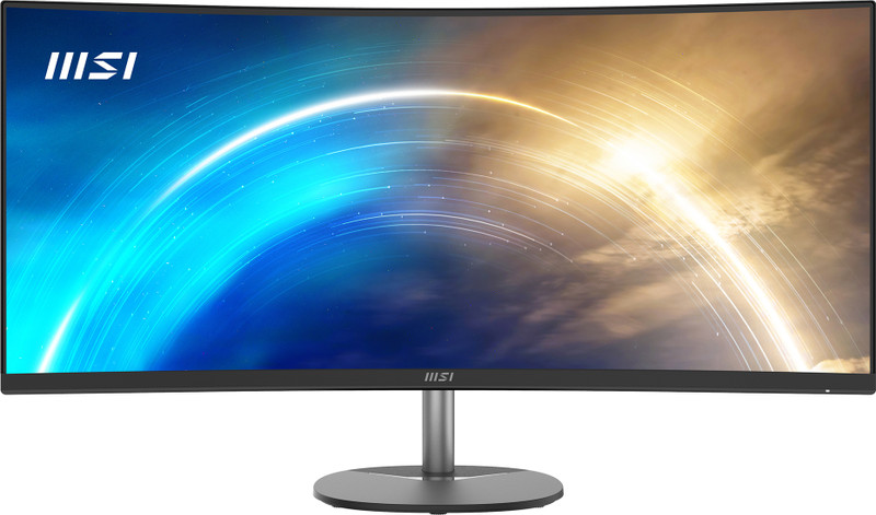 MSI 86.36 cm (34 inch) Curved UWQHD LED Backlit VA Panel with 1500R Curvature, HDR Ready, DP, HDMI, 2X2W Inbuilt Speakers, TUV Certified Display, Anti-Flicker, Low Blue Light, VESA mountable design Monitor (PRO MP341CQ)(Response Time: 1 ms, 100 Hz Refresh Rate)
