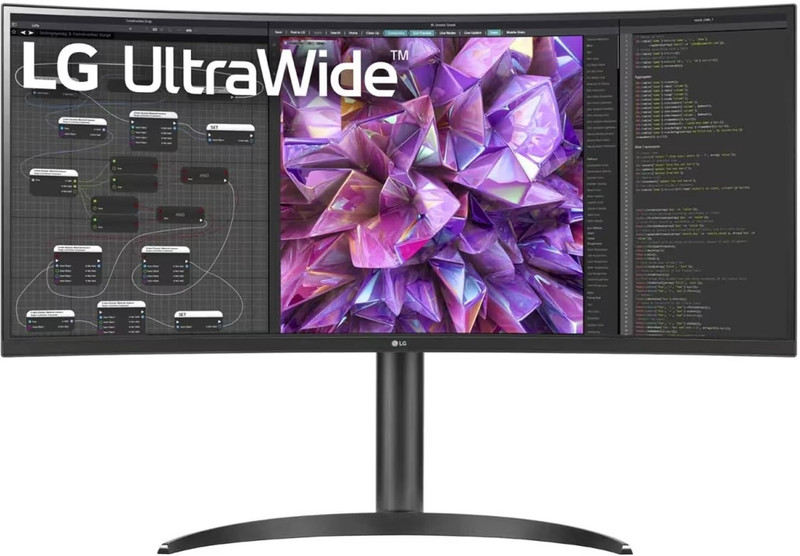 LG ULTRAWIDE 86.36 cm (34 inch) Curved Quad HD IPS Panel Monitor (34WQ75C-BL.ATRLMKN)(Response Time: 5 ms, 60 Hz Refresh Rate)