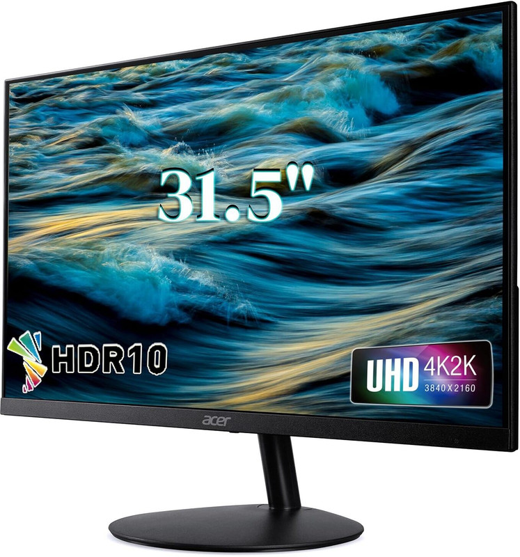 Frontech - 50.8 cm (20 inch) HD LED Backlit VA Panel Monitor (MON-0054)(Adaptive Sync, Response Time: 2 ms, 60 Hz Refresh Rate)