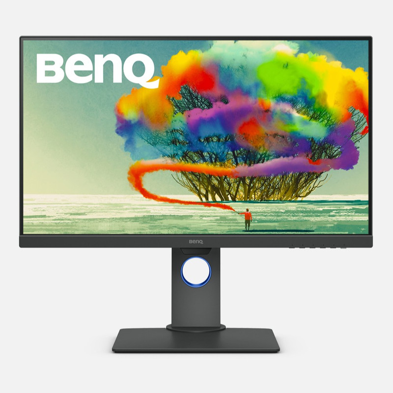 BenQ PD 68.58 cm (27 inch) Quad HD LED Backlit IPS Panel HDR10, 100% Rec709, 100% sRGB, Pantone Validated, Calman Verified, Daisy Chain, CAD/CAM & Animation Mode, Auto Pivot, HDMI, DP, USB-C with 65W PD, Color Accurate Monitor (PD2705Q-T)(Response Time: 5 ms, 60 Hz Refresh Rate)