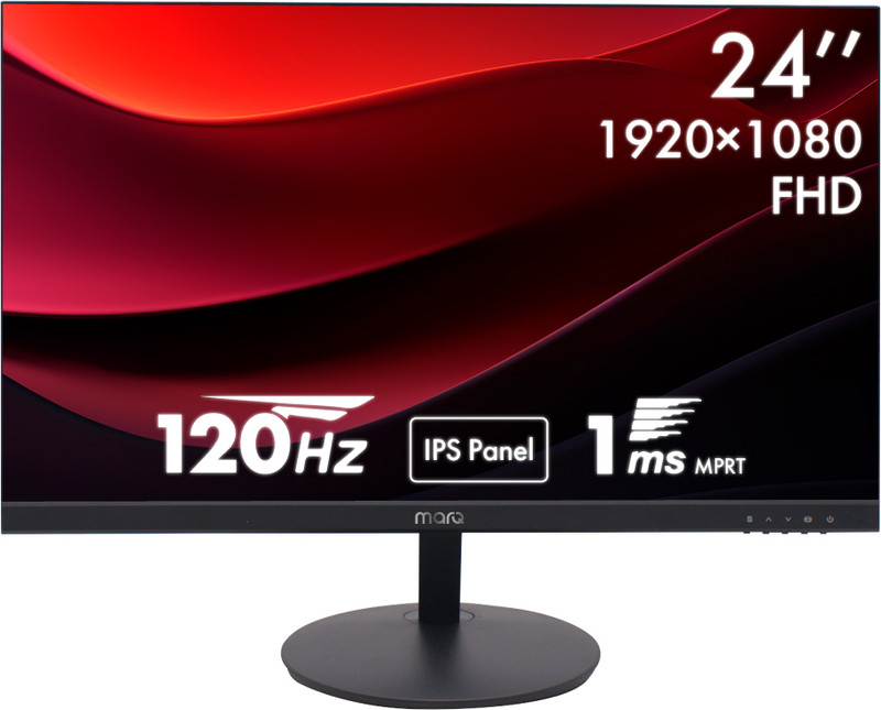 MarQ by Flipkart 60.96 cm (24 inch) Full HD IPS Panel Monitor (24FHDMEQPUUB)(Response Time: 1 ms, 120 Hz Refresh Rate)