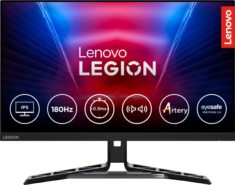 Lenovo R-Series 68.58 cm (27 inch) Full HD IPS Panel with 99%sRGB, 90% DCI-P3, 3Wx2 Built-in Speakers, 2xHDMI 2.1,1xDP, Tilt/Swivel/Pivot/Height Adjustable Stand Gaming Monitor (Legion R27i-30)(AMD Free Sync, Response Time: 0.5 ms, 180 Hz Refresh Rate)