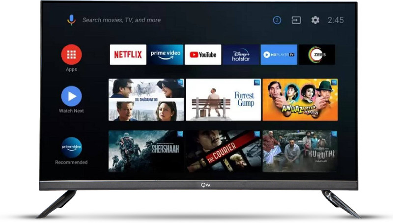 QVA 24 inch Full HD Monitor (24 Inch A SERIES SMART LED TV Q-24SMHD A) (Response Time: 6 ms)
