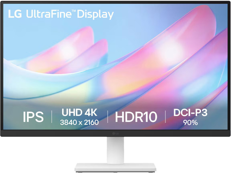 LG UltraFine 68.58 cm (27 inch) 4K Ultra HD LED Backlit IPS Panel with HDR10, Up to 90% DCI-P3 Color gamut, Reader Mode, Flicker Safe, HDMI X 2, DisplayPort, Headphone Out, Borderless Design Monitor (27US500-WA.ATRPMSN)(Response Time: 5 ms, 60 Hz Refresh Rate)