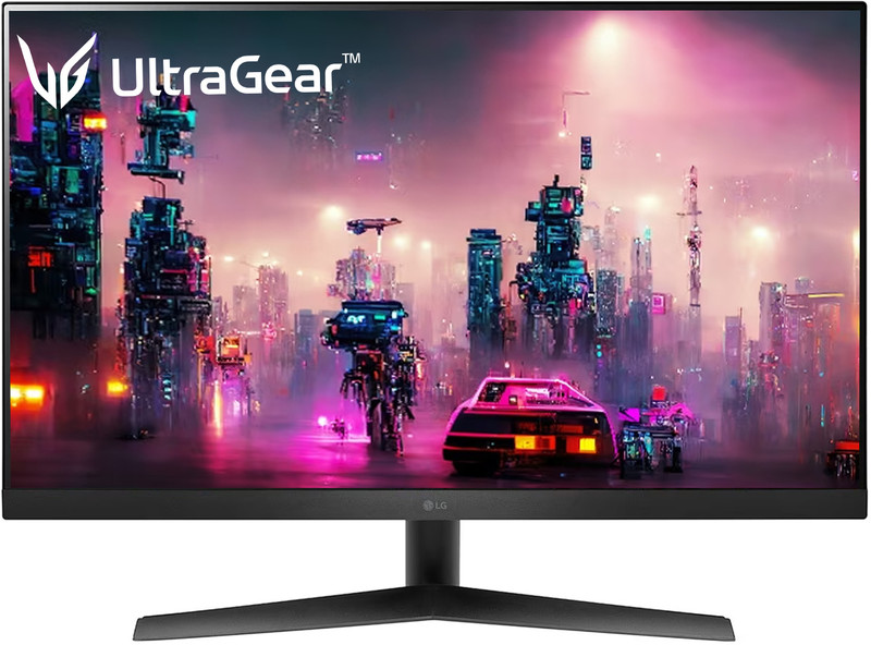 LG Ultra Gear Monitor 81.28 cm (32 inch) Full HD LED Backlit VA Panel with HDR 10, sRGB 95%, DP, HDMI, Headphone Out Ports Gaming Monitor (32GN50R-BB.ATRUMVN)(NVIDIA G Sync, Response Time: 1 ms, 165 Hz Refresh Rate)
