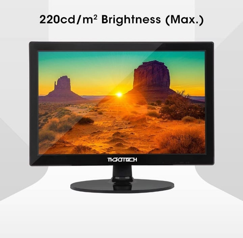 Tigotech 17 inch HD LED Backlit IPS Panel Monitor (T-1701 17inch HD Monitor VGA HDMI) (Adaptive Sync, Response Time: 5 ms)