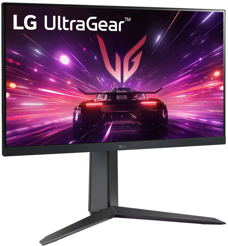 LG ULTRAGEAR 60.96 cm (24 inch) Full HD LED Backlit IPS Panel Gaming Monitor ((24GS65F)- 1920x1080,HDR 10, sRGB 99%, DP,HDMI,Tilt, Pivot, Height Adjust Stand)(Frameless, AMD Free Sync, Response Time: 1 ms, 180 Hz Refresh Rate)