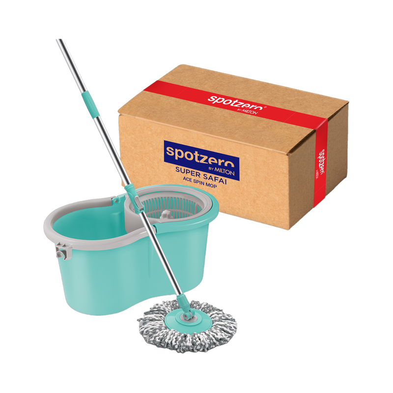 Spotzero by Milton Ace Spin Mop Set(Green)