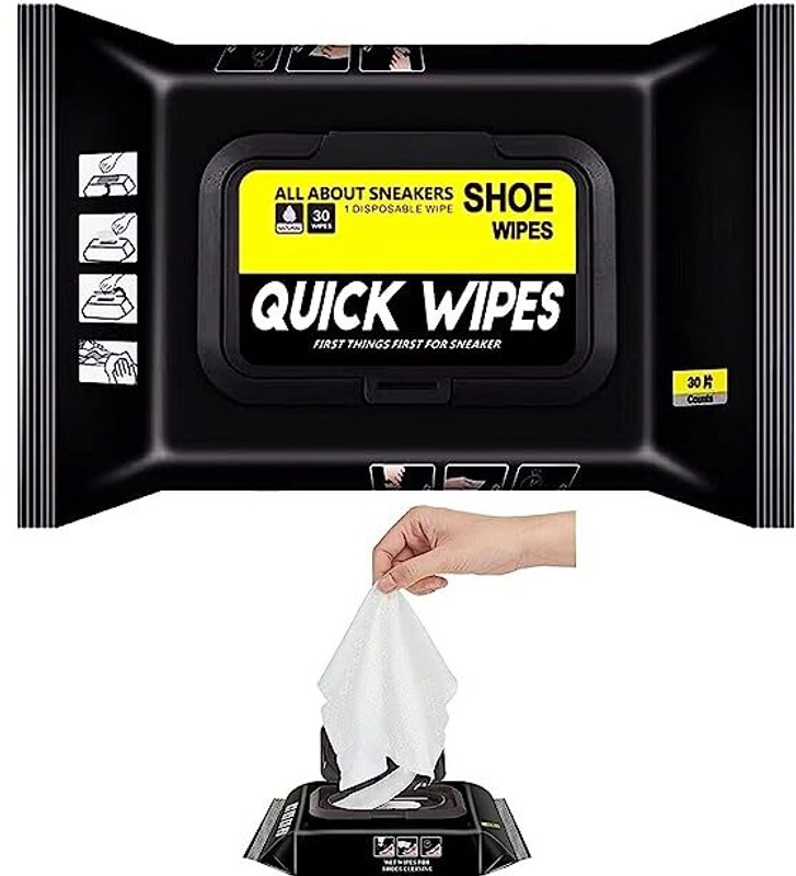 StoreupZone Portable Sneakers Cleaner Shoe Wipes Quickly Remove Dirt & Stains nylon, cotton, mesh, rubber Flat Pastry Brush(Pack of 1)