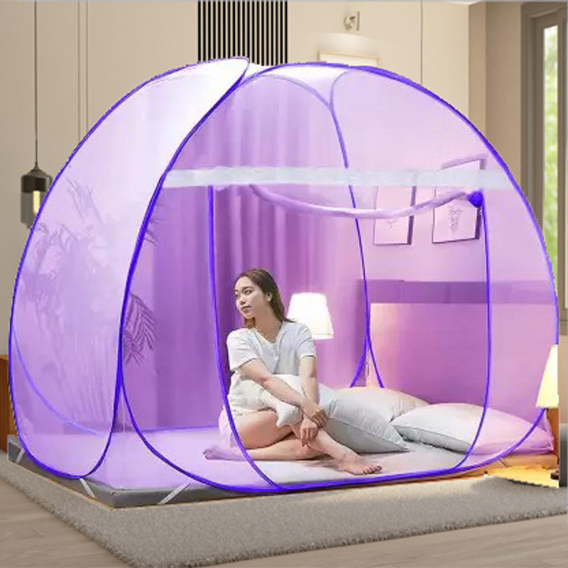 KHANJAN FASHION HUB PURPLE machhardani machardani machardani baccha cotton bachchon machhardani fol Polyester Washable Infants Mosquito Net(Purple, Perple, Jambu, purpal, Tent)